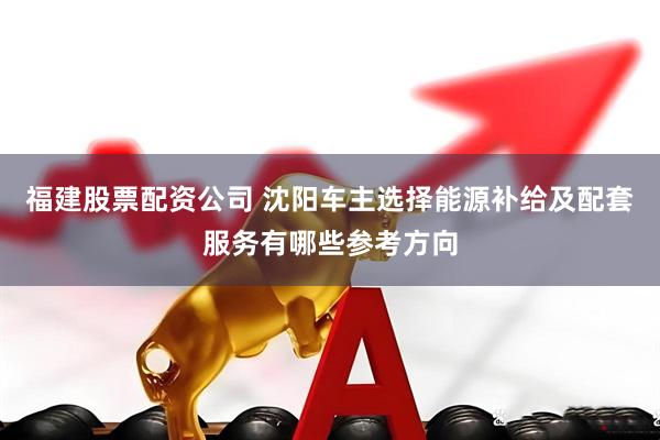 福建股票配资公司 沈阳车主选择能源补给及配套服务有哪些参考方向